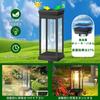 Omen Solar Lights, Outdoor Garden Lights, [Set of 8] Waterproof IP65 3000K Fashionable Solar Tungsten Lamps, Bright LED Lighting with Auto OnOff,