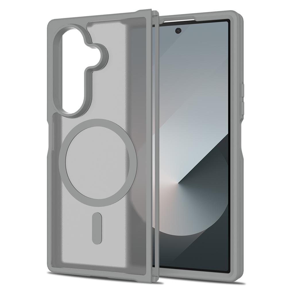 for Magsafe Wireless Charging Phone Case for Samsung Galaxy Z Fold 6 7 Fold6 Fold7 Translucent Shockproof Magnetic Cover