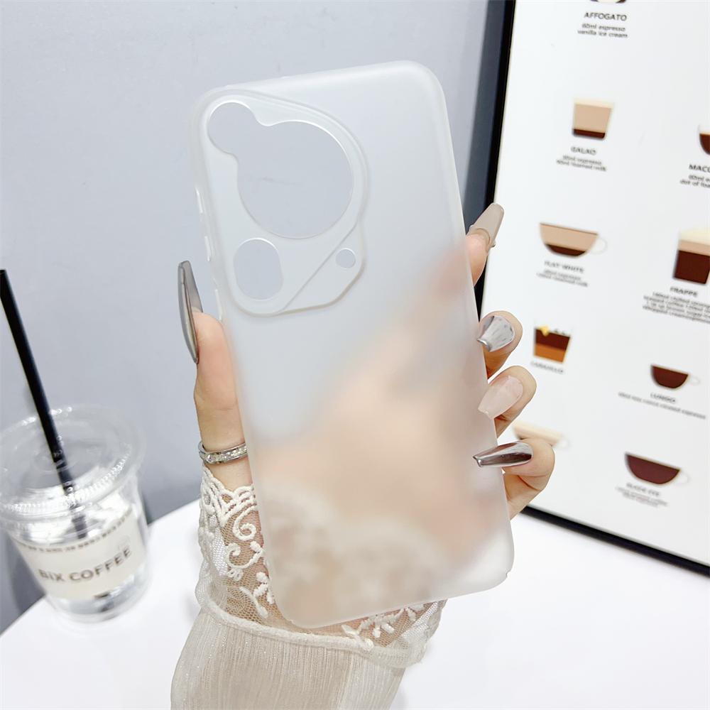 Ultra-Thin Matte Armor Transparent Hard PC Case For Huawei Pura 70 Pro Ultra P70 Mate60 Shockproof Cooling Slim Plastic Cover For Pura 70Ultra