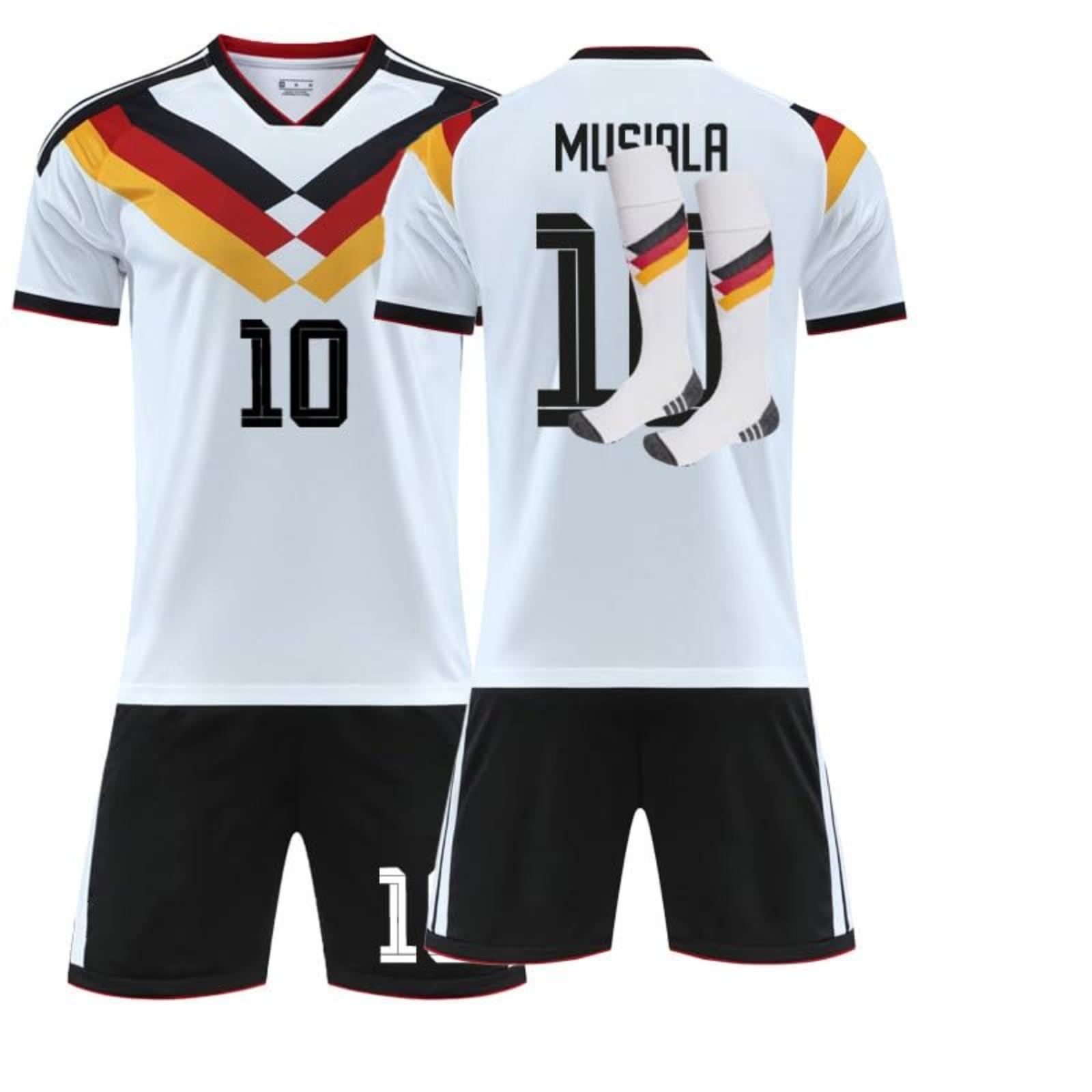 26England Away Jerseys Sports Team Uniform Set Football Training Suit Set L