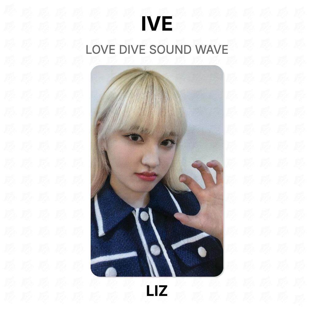 IVE LOVE DIVE SOUND WAVE Official Photocard