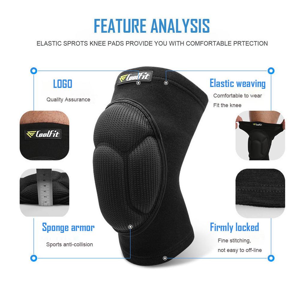 1Pair Durable Non-Slip Knee Pads For Home Cleaning Gardening Yoga Safe Comfortable Knee Protection