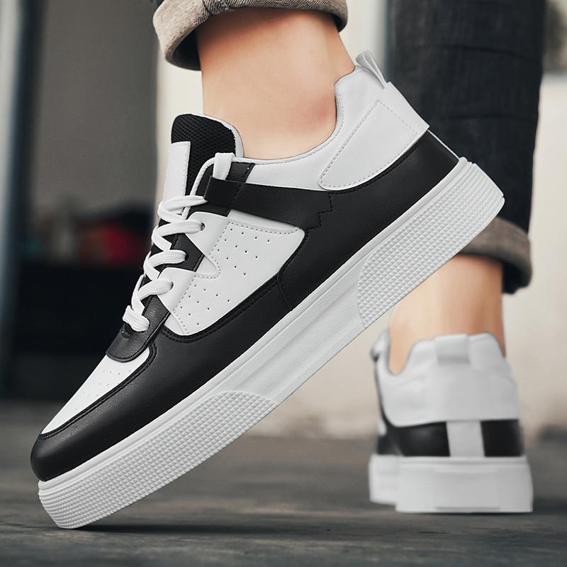 Men's Fashion Casual Low Top Skateboarding Shoes Boys Comfortable Sneakers Male Students Trending Soft Sole Classic Breathable Gym Non-slip