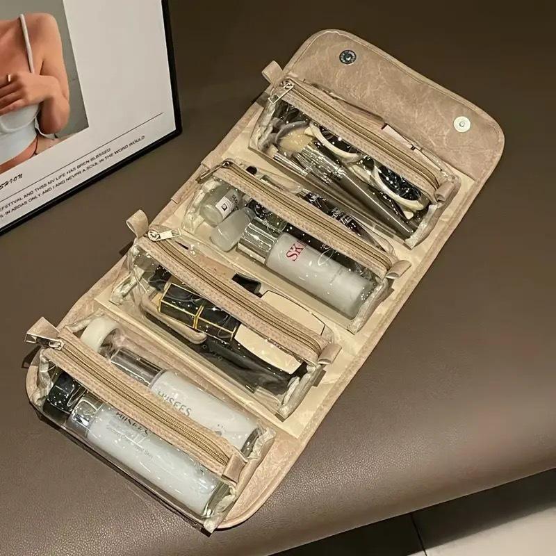 New removable folding cosmetic bag cross-border large-capacity storage bag women portable travel out portable four-in-one