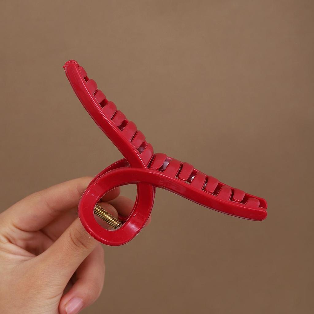 2025 Neue Silikon-Haarklammer Hai für Frauen - High-End-Stil, Koreanisch inspiriert, Design mit großem Volumen.