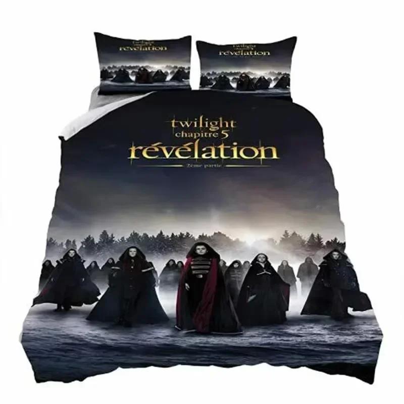 Comforter 3D Print Twilight Saga Bedding Set 3D Printed Suitable For Bedroom Kids Home Textile
