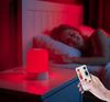 Rote Bernsteinfarbene LED-Nachtlicht Touch-Steuerung Wiederaufladbar Nachttisch-Umgebungslicht Kein Blaulicht für Schlafzimmer