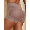 High Waist Lace Trim Tummy Control Shaping Panties Butt Lifter Compression Shapewear Underwear for Women
