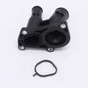 Long Lasting Coolant Flange Thermostat Water Pipe Maintenance For 1493599 Enhances Performances Efficient Engine Cooling