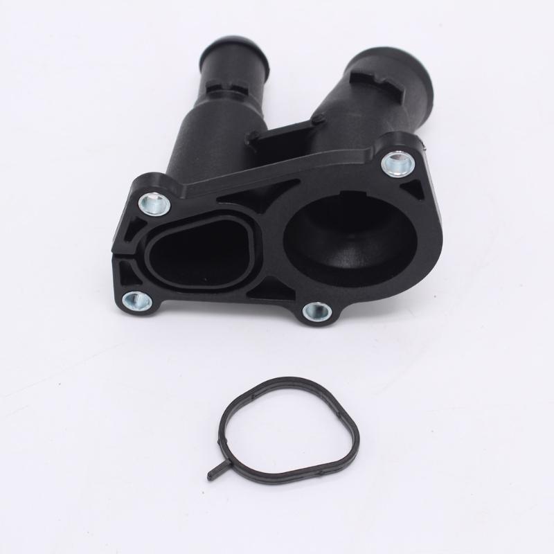 Long Lasting Coolant Flange Thermostat Water Pipe Maintenance For 1493599 Enhances Performances Efficient Engine Cooling