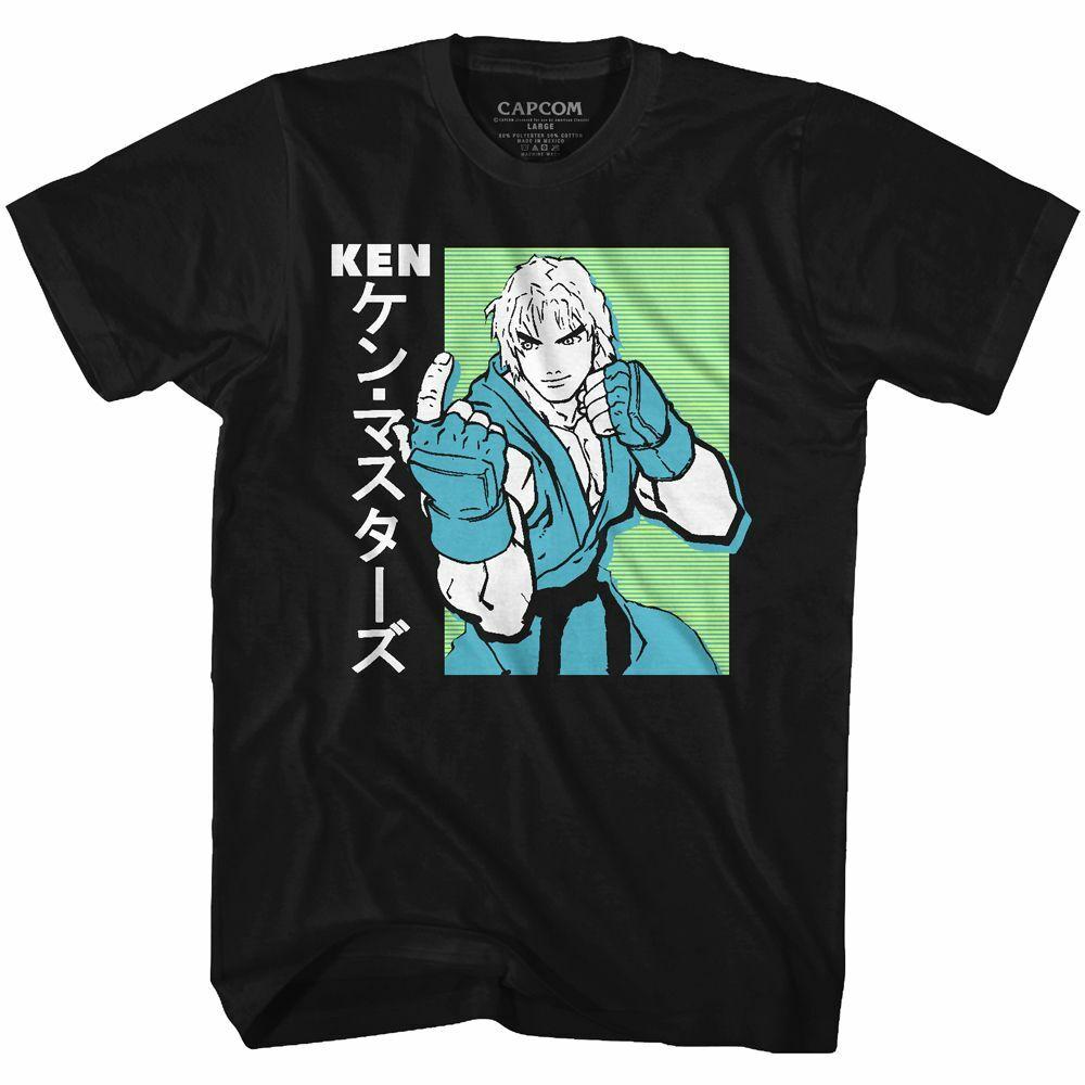 

Street Fighter Ken Black Adult T-Shirt XL