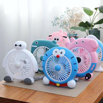 Zhongwei Silent Cartoon Mini Desktop Fan for Dorms and Homes