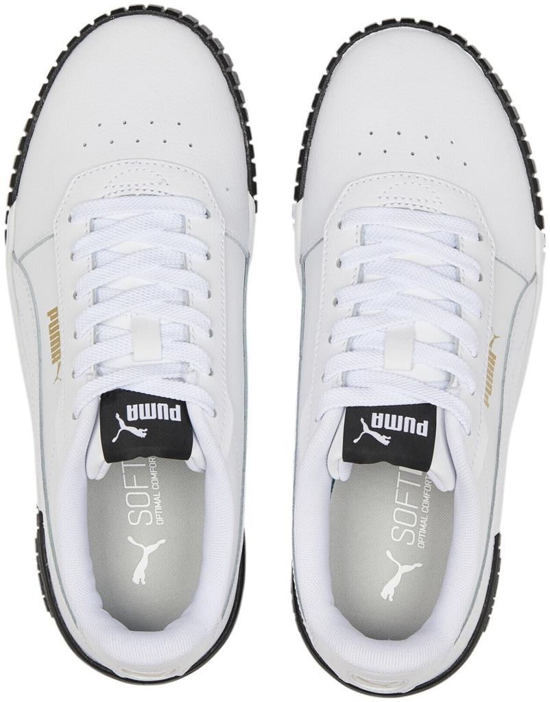 Women's Puma Carina 2.0 Sneakers (385849) Puma White/puma White/puma Team Gold/puma Black