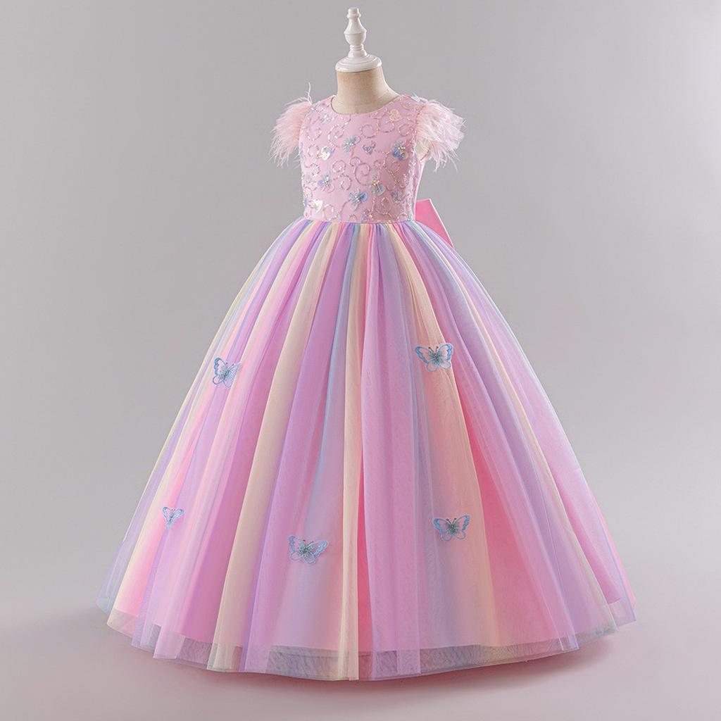 Girls Princess Gown Performance