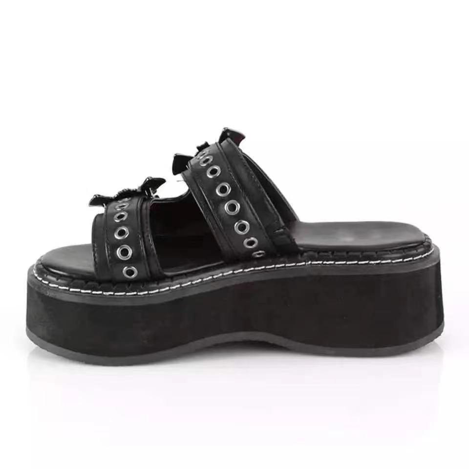 2021 Autumn European & American Women's Platform Bat Toe Fashion Sandals