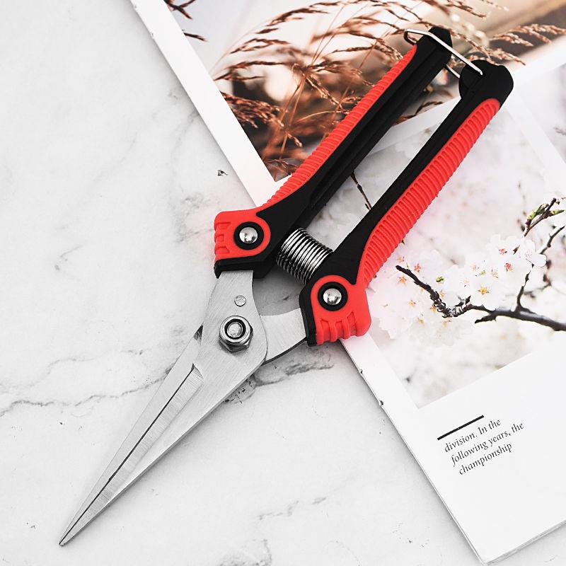 Stainless Steel Labor-Saving Pruning Shears for Thinning, Grape Harvesting, and Vegetable Picking