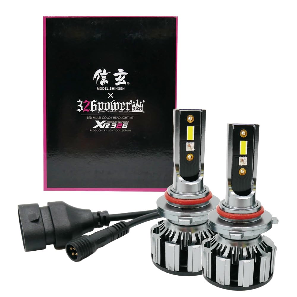 

Shingen x 326POWER RGB LED Multicolor Headlight XR326 HB4 12V 24V Bluetooth-enabled белый