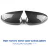 Rearview Mirror Cover For Subaru BRZ Toyota GR86 2021 2022 2023 2024 2025 Carbon Fiber ABS Glossy Black Rear View Mirror Cap.