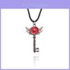 Hazbin Hotel Key Necklace With Anime Cartoon Metal Pendant For Men Women