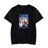 T-shirt Merch Manches Courtes Zahide Femme Unisexe Col Rond T-shirt Mode Hauts Unisexe