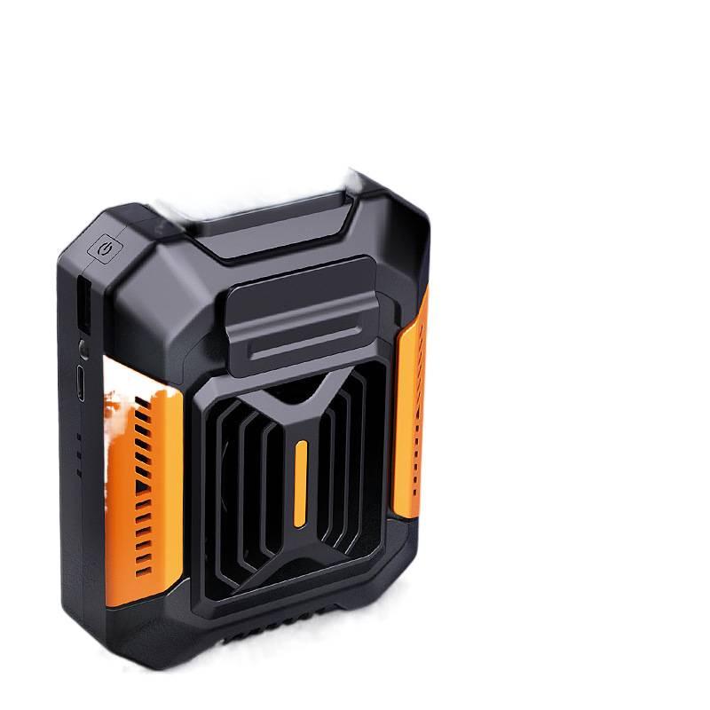 Portable Rechargeable Waist-Hanging Electric Fan: Large Capacity, Strong Wind, Outdoor Cooling