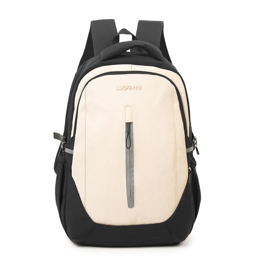 Schoolbag Lightweight Backpack Men's and Women's 1011 New Large Capacity Fashion Leisure Computer Student School Bag Class Travel Bag