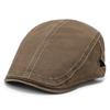 New men's beret solid color casual simple cap fashion personality British retro hat trendy version
