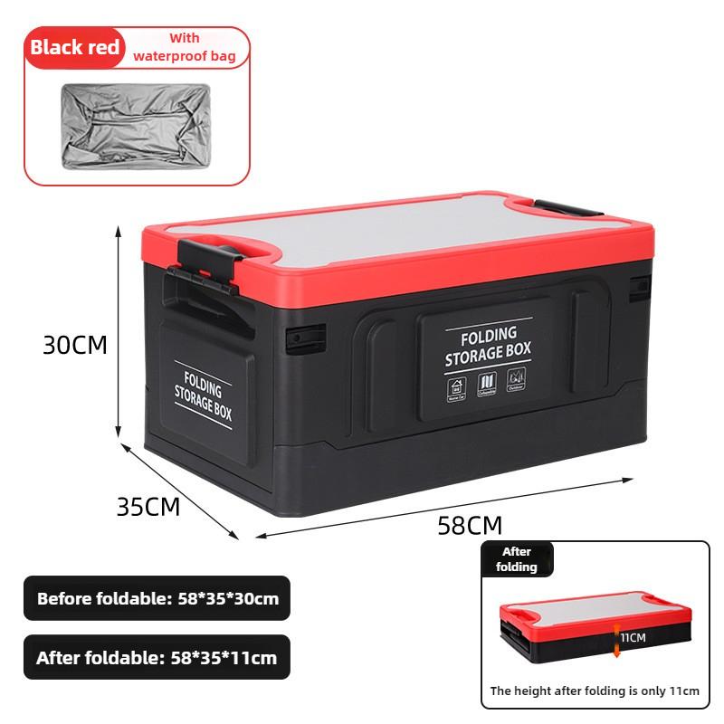 Outdoor Folding Storage Box, Multipurpose Organizer Box, Portable Large-capacity Camping Box, Car Trunk.
