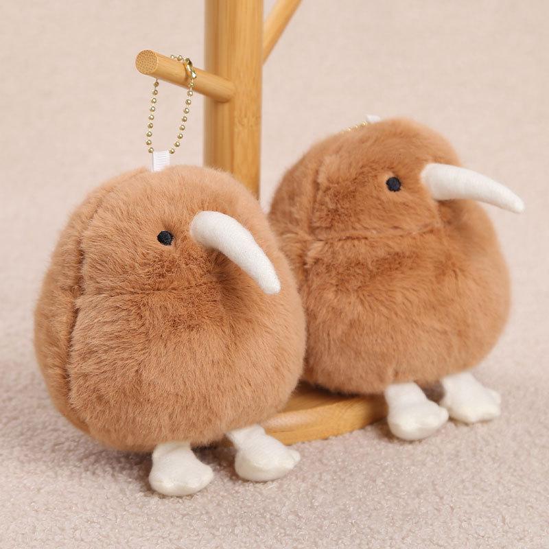 1 Pièce Porte-clés Oiseau Kiwi Simulation Dessin Animé Oiseaux Peluches Pendentif Porte-clés Mignon Fille Kawaii Décoration Chambre Cadeaux Enfants