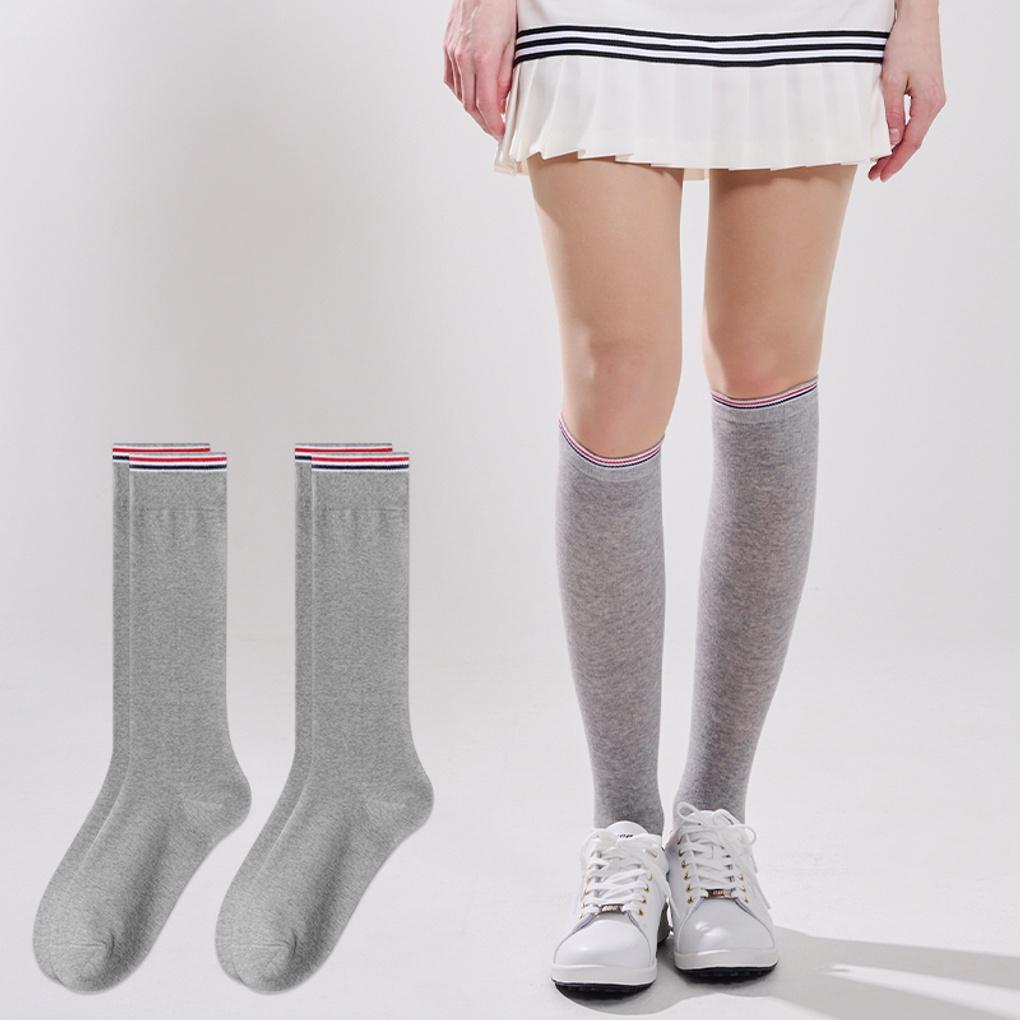 Women's Preppy Line Knee-Length Socks 4 Pairs