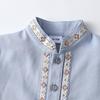Popular Middle Eastern Boys' Embroidered Robe Set for Teens