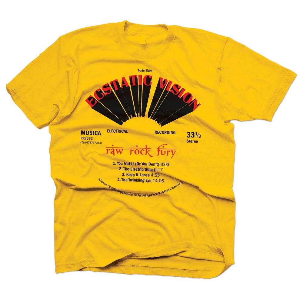 ECSTATIC VISION Raw Rock Fury T-Shirt NEW! Relapse Records TS4488 Unisex T-Shirt XXL