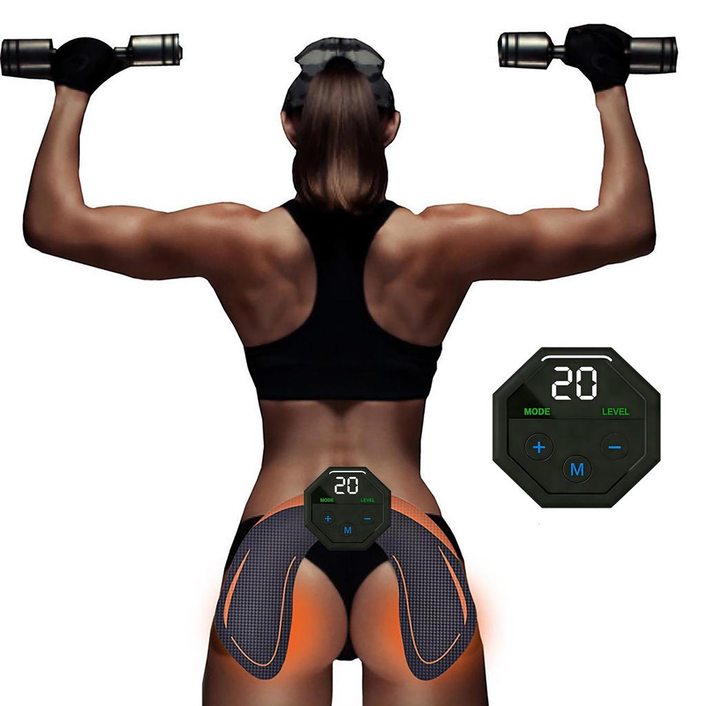 Rechargeable EMS Abdominal & Buttocks Muscle Trainer Patch