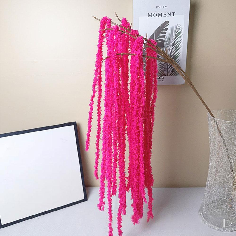 Vícebarevný amarant umělý závěsný rostlinný ornament doplňky simulovaný amarant ocasatý příze fotografické rekvizity