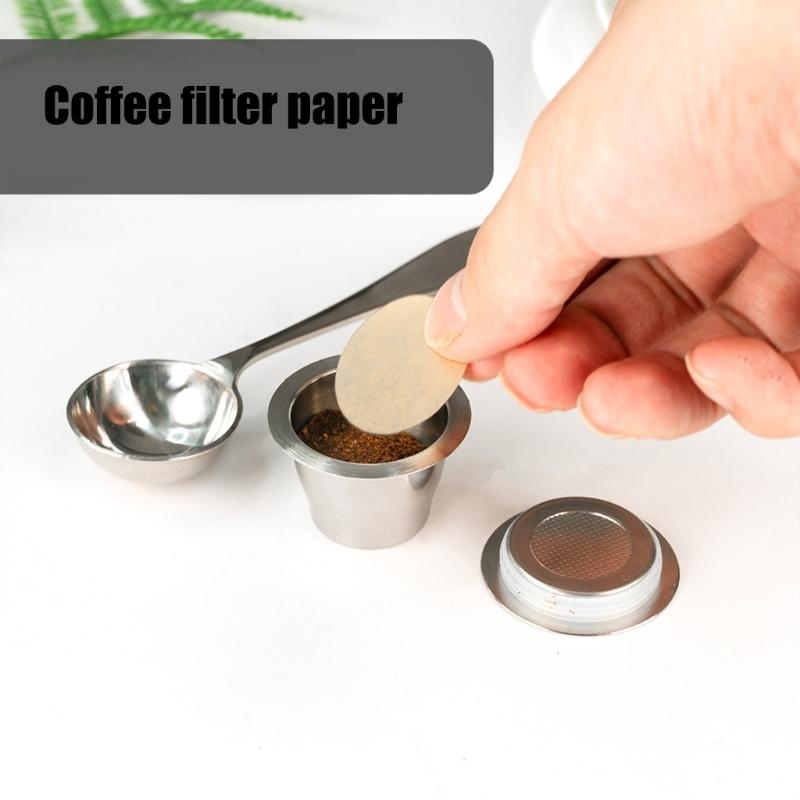 Edelstahl Kaffeekapseln Filterkaffeemaschinen Zubehör Wiederverwendbares Design Geeignet für Brühvorführungen