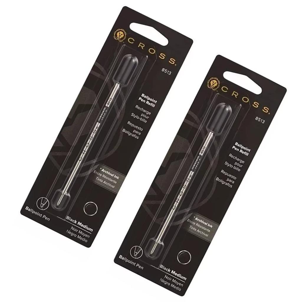 CROSS Ballpoint Pen 6 per Medium 8513 Refills, Box, Black, Point,