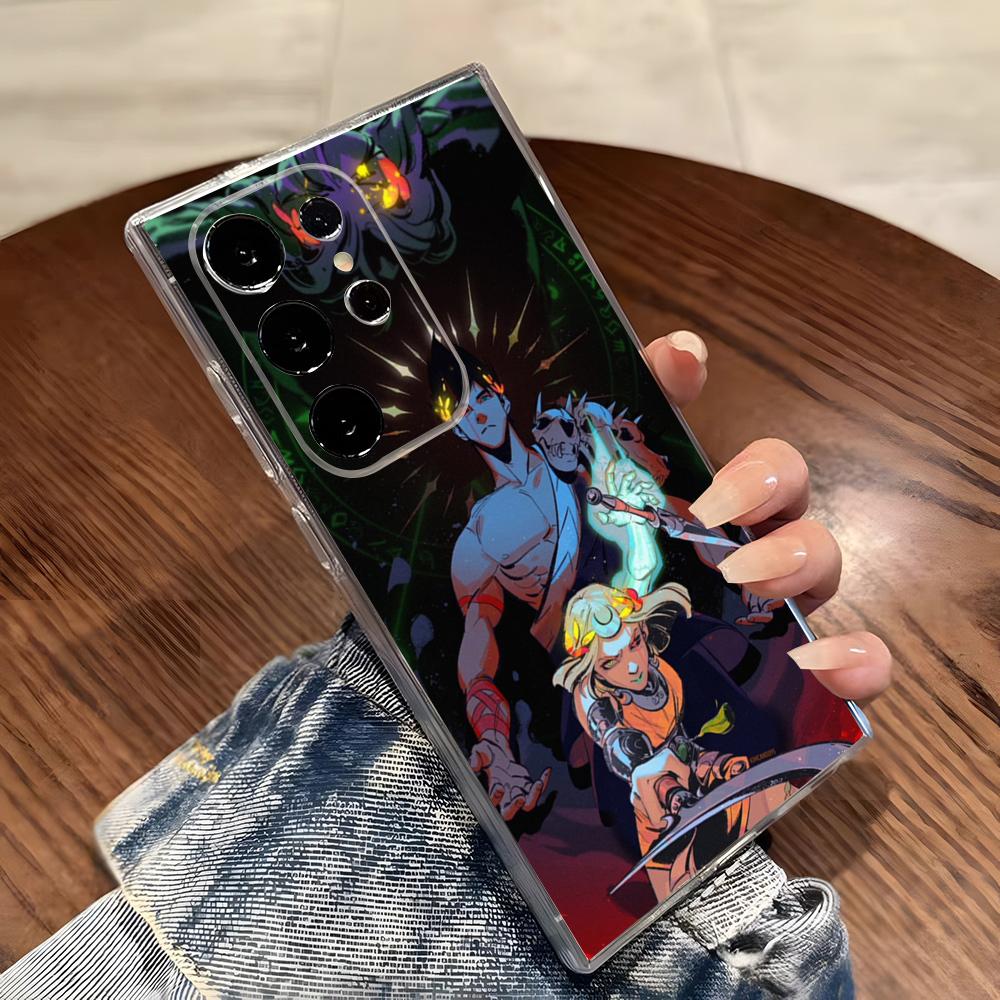 H-Hades 2 Phone Case For Samsung S26 S25 S24 Ultra S23 Fe S22 S20 S21 Plus Plus 5G Fe Transparent Cover