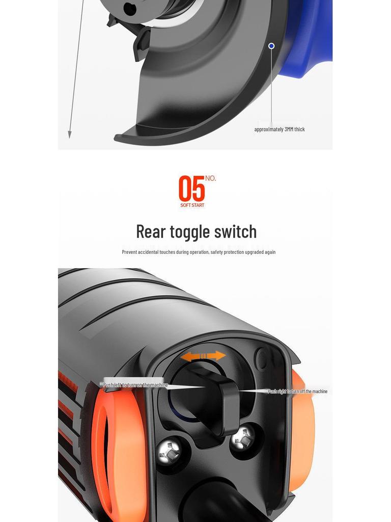 Compact Multifunctional Angle Grinder & Polisher