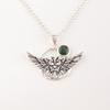 Natural Green Amethyst Gemstone 925 Solid Silver Handmade Women Pendant 1.48" CP-17-35