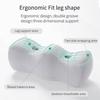 Wave Shape Knee Leg Support Elevation Memory Foam Foot Rest Pillow Leg Foot Raiser Pillow Support Cushion Massage Support Body