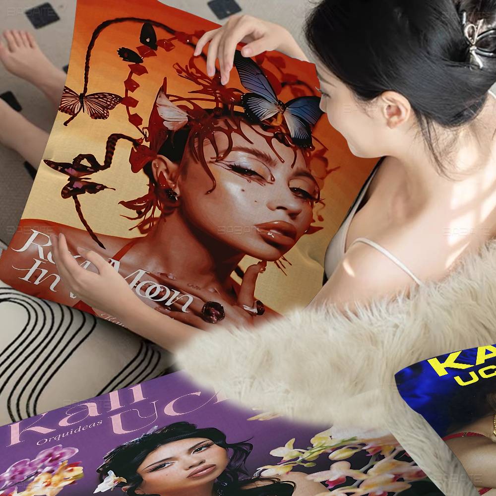 Sängerin K-Kali Uchis Kissenbezug Kissenhülle Dekor Kissenbezug Bedruckter Kissenbezug Für Sofa