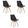 MARK Chair Black X 3