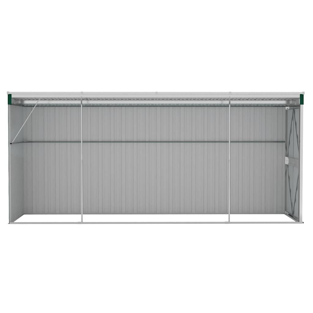 Vidaxl Garden Shed, Wall-Mounted, Green, 118X382X178 Cm