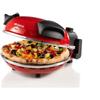 Piec do pizzy elektryczny ARIETE - Czerwony - Kamień szamotowy - 1200W - Średnica 33cm - Temperatura maks. 400°C