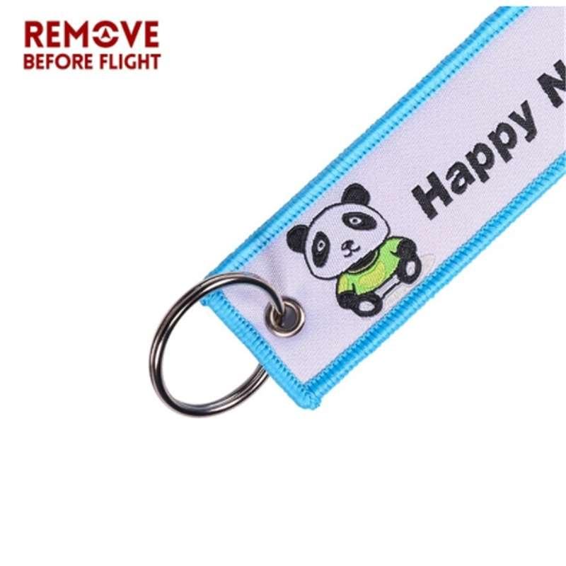 Удалить перед полетом милый брелок с узором панды веселый рождественский брелок милые — фото 8