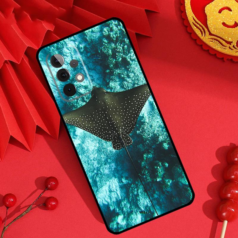 Animal Manta Ray Case For Samsung Galaxy M13 M14 M12 M11 M15 M06 M16 M36 M56 M31 M53 M32 M52 M35 M55 M34 M54
