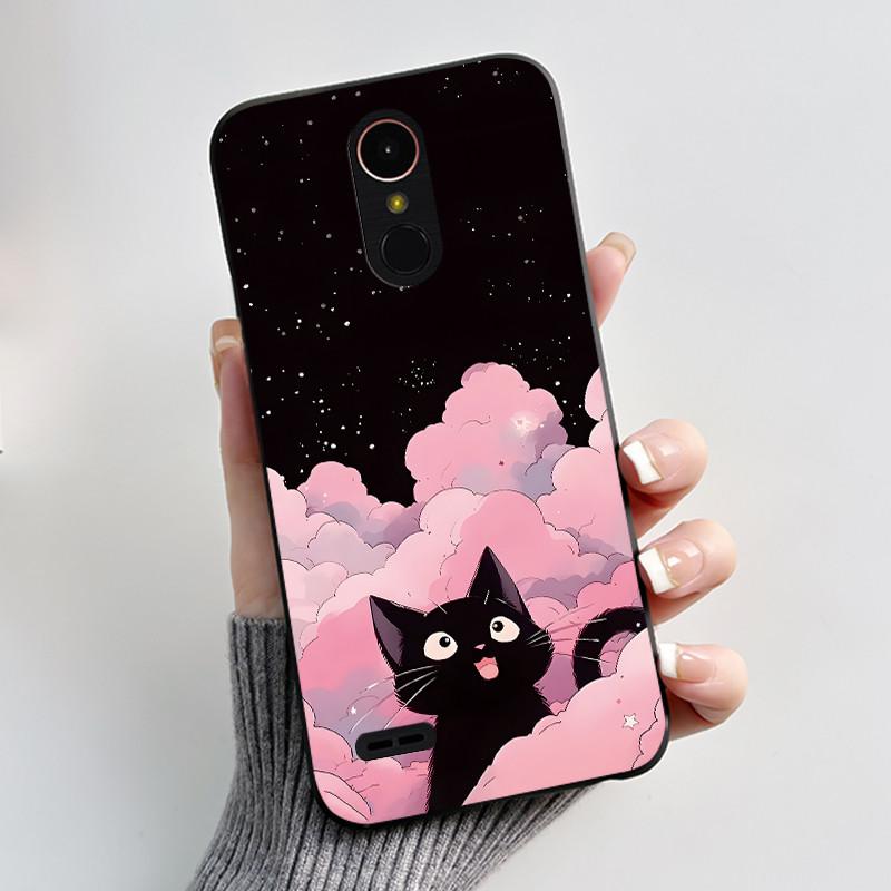 Case For LG K10 2017 M250N X400 Cute Love Rabbit Cartoon Soft TPU Silicone Ultra Thin Slim Back Cover For LG K10 2018 Phone Case