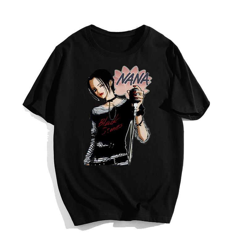Classic Smoke Osaki Nana Classic Japanese Anime Retro Rock Style Anime T-Shirt Cotton Graphic Tee Unisex Unisex Summer Streetwear