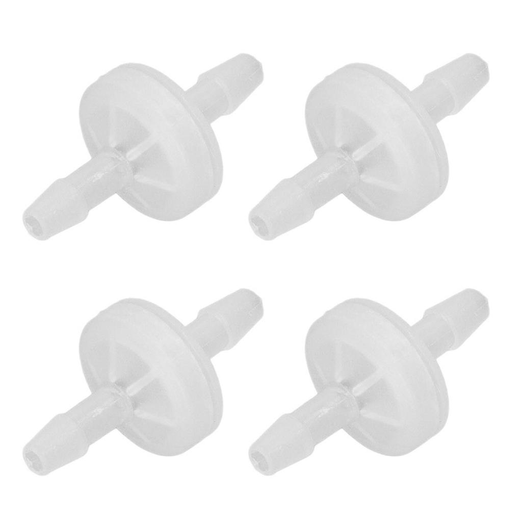 12PCS Aquarium Check Valve Ozone Resistance Oil Resistant One Way Air Valve PP Check Valve for Fish Tank Chemical