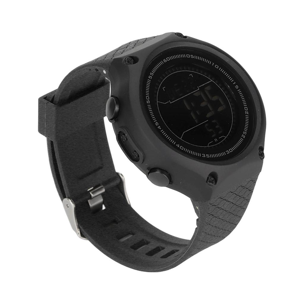 Sports Watch Waterproof LCD Backlight Display Digital Intelligent Watch for Men Running Cycling Daily Black Dial Black
